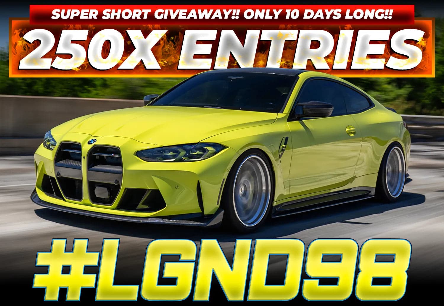 Win a 700-HP 2024 BMW M4 Competition xDrive + $20,000 Cash