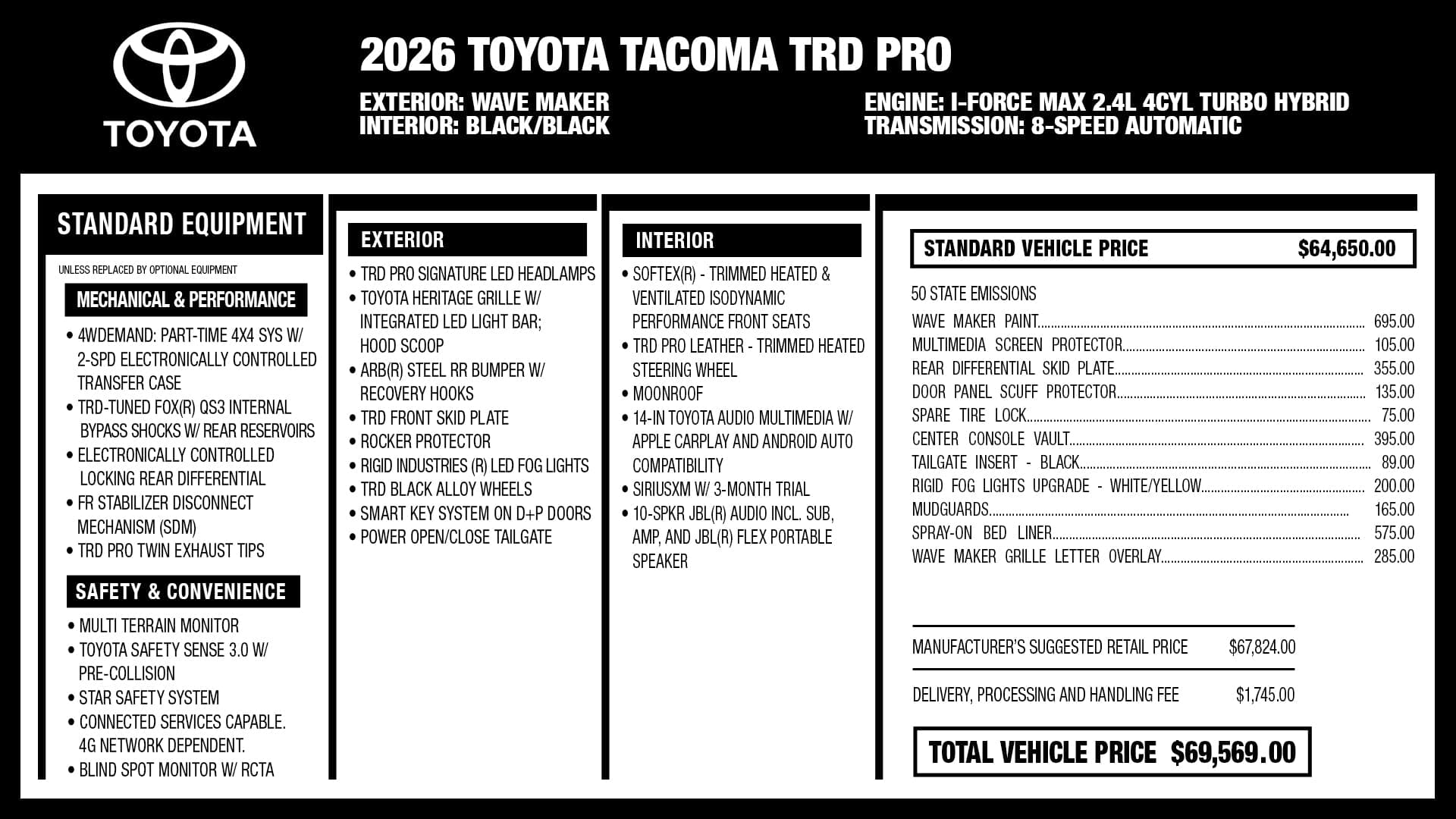 2026 Toyota Tacoma TRD Pro — photo 2