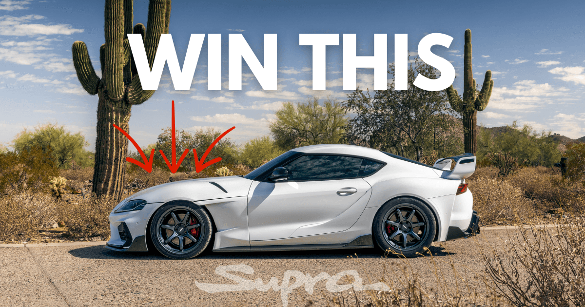Win an 800+ HP Toyota GR Supra (A90) Plus $20,000 Cash