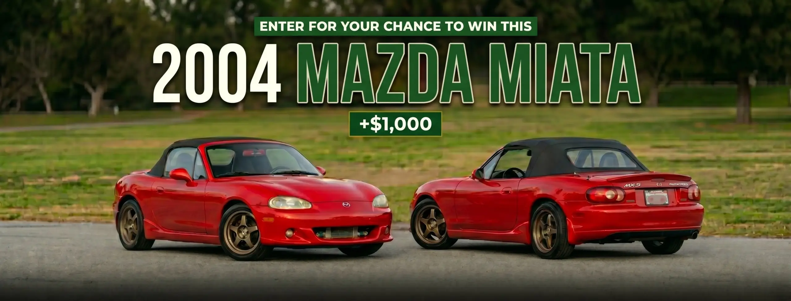 Win a 2004 Mazdaspeed Miata — The Only Factory-Turbo Miata Ever Built